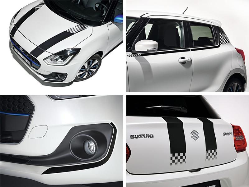 BODY DECAL SET - SUZUKI SWIFT 06/17>